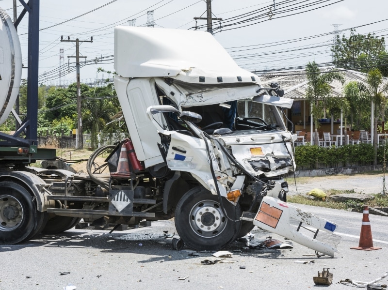 semi-truck-accident in San Marcos