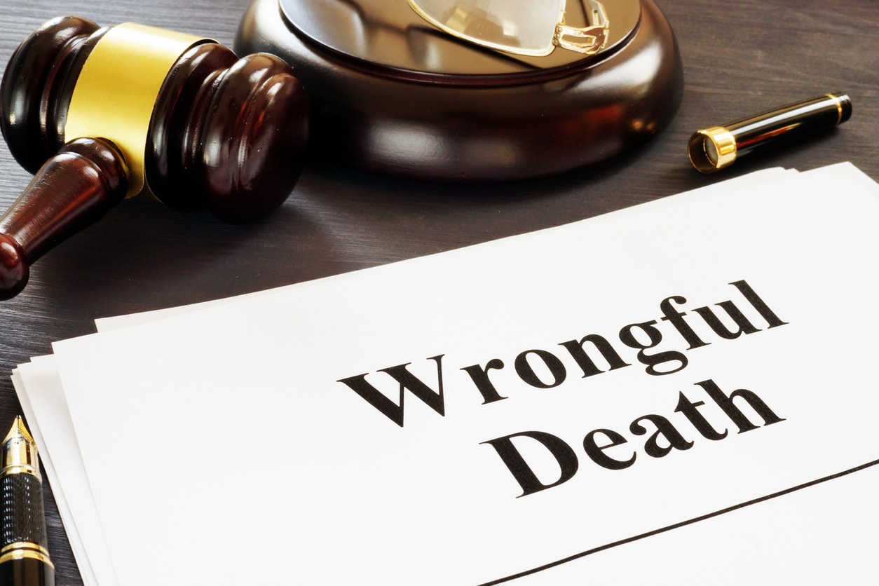 wrongful death suit paperwork